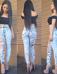 Moda Spodnie Jeansy - 3221553