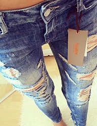 Moda Spodnie Jeansy - 2750872