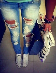 Moda Spodnie Jeansy - 1935577