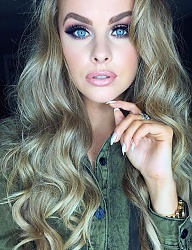 Fryzury Długie Na co dzień Kręcone Rozpuszczone Blond - 3077645