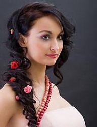 Fryzury Średnie Ślubne - 760412