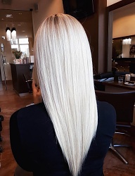 Fryzury Długie Na co dzień Proste Rozpuszczone Blond - 3269445