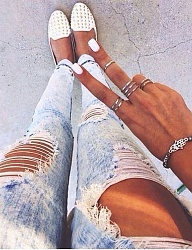 Moda Spodnie Jeansy - 2598900