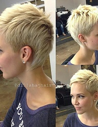 Fryzury Krótkie Na co dzień Proste Rozpuszczone Blond - 3168560