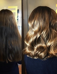 Fryzury Średnie Na co dzień Kręcone Rozpuszczone Blond - 3269030