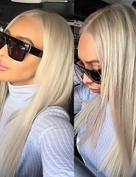Fryzury Długie Na co dzień Proste Rozpuszczone Blond - 2988325