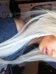Fryzury Długie Alternatywne EMO Blond - 1410567