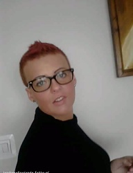 Fryzury Krótkie Na co dzień Proste Irokez damski Rude - 2889585