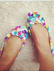 Moda Buty Balerinki - 2728012