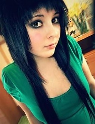 Fryzury Średnie Alternatywne EMO - 242324