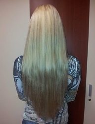 Fryzury Długie Na co dzień Proste Rozpuszczone Blond - 2383175
