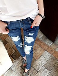 Moda Spodnie Jeansy - 1338196
