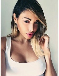 Fryzury Średnie Na co dzień Proste Rozpuszczone Blond - 2994426