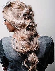 Fryzury Długie Na co dzień Proste Warkocze Blond - 3136743