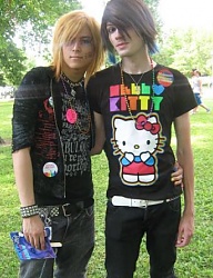 Fryzury Średnie Alternatywne EMO - 708607