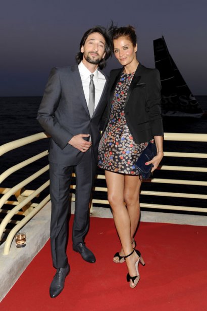 Adrien Brody i Helena Christensen 