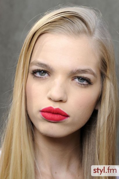 Modelka z pokazu Fendi