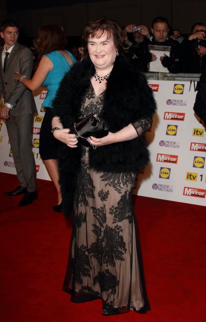 Susan na gali Pride Britain Awards.