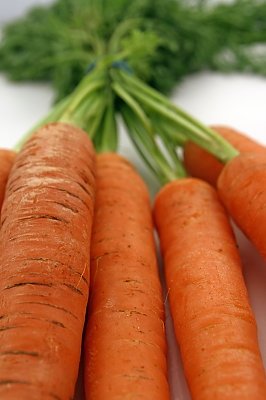 5 średnich marchewek: 100 kcal