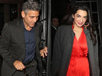 George Clooney z narzeczoną