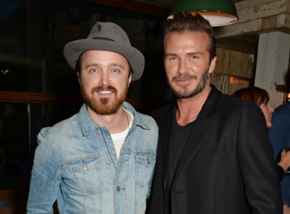 Aaron Paul i David Beckham