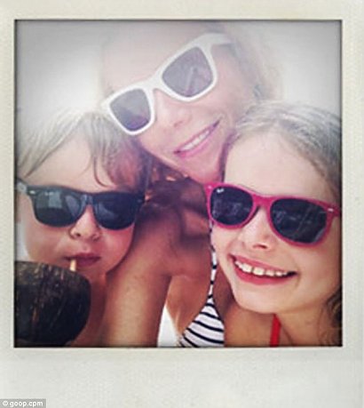 Gwyneth Paltrow z Mosesem i Apple