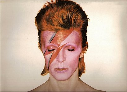 David Bowie jako Ziggy Stardust 