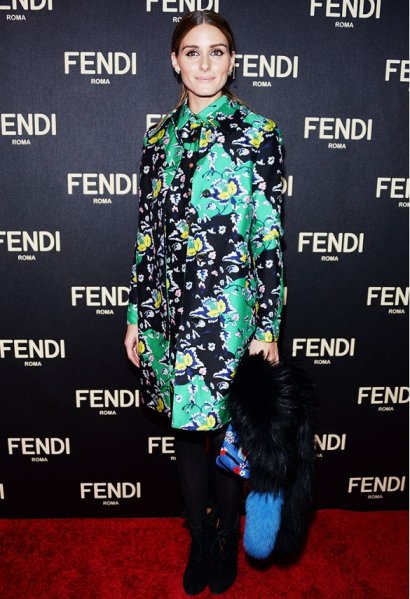 Olivia Palermo na otwarciu butiku Fendi