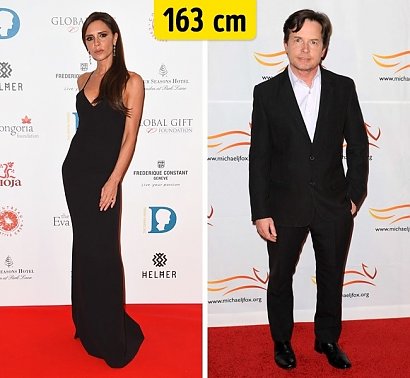 Victoria Beckham i Michael J. Fox