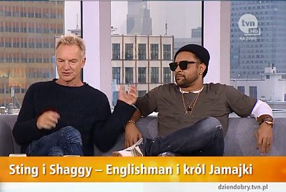 Sting i Shaggy gościli we wtorek w studio DD TVN