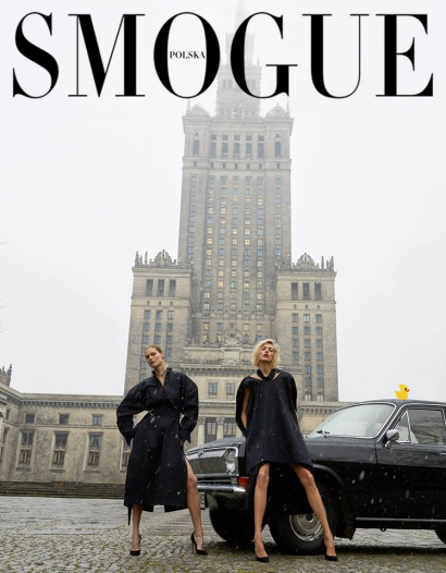 Przeróbka okładki Vogue Polska zrobiona przez fanpage Polska w dużych dawkach
