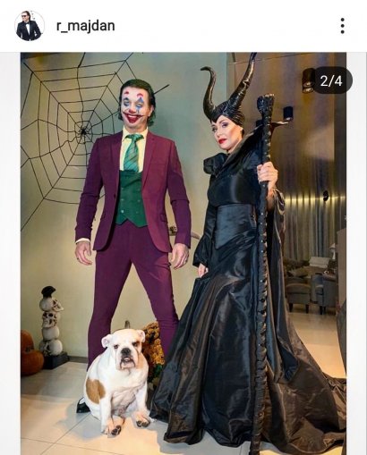 Para przebrała się za postacie z kinowych hitów czyli za Czarownicę i za Jokera.