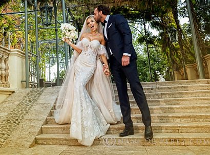 Ślub wzięli w 2018 roku w hiszpańskiej Marbelli.
