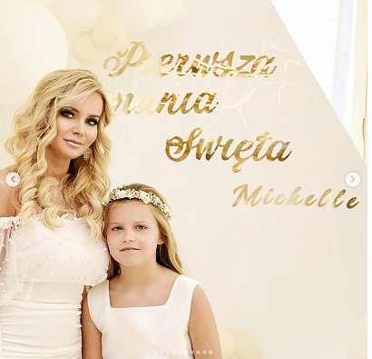 Michelle też wyglądała na zadowoloną