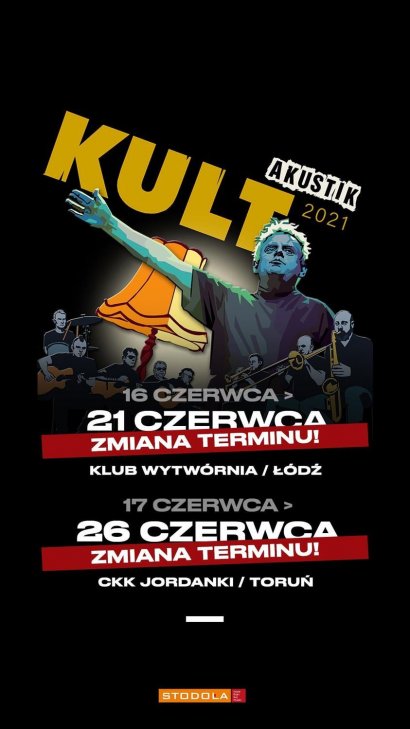 Zespół przełożył koncert w Łodzi z 16 czerwca na 21 czerwca oraz w Toruniu  z 17 czerwca na 26 czerwca.