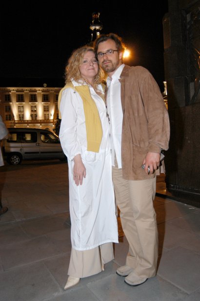 Magda Gessler i Mariusz Diakowski w 2003 roku