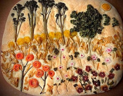 Foccacia jak obraz