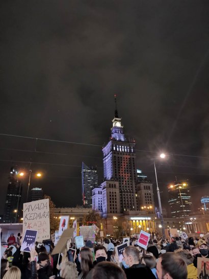 Ogólnopolski Strajk Kobiet po zaostrzeniu prawa aborcyjnego