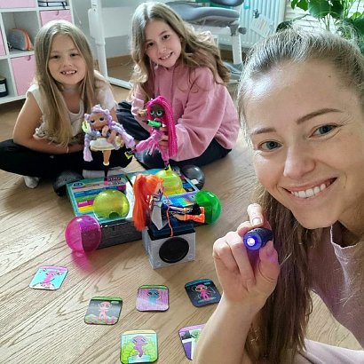 Agata Rubik chętnie bawi się ze swoimi córkami.