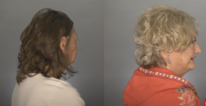Dziś Betty jest zupełnie inną osobą, a to wszystko za sprawą ostrego cięcia i popielatego blondu.