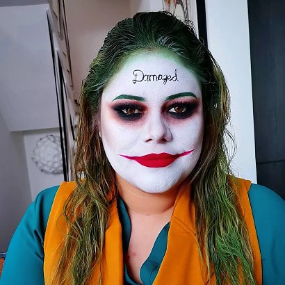 Przedstawiamy makijaż typu Joker.