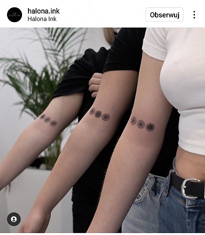 3 takie same tatuaże