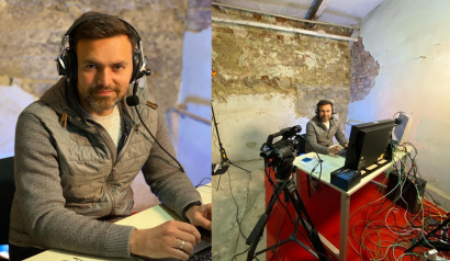 Media rozpisują się dziś także o dziennikarzu z Ukrainy, który wczorajszy półfinał komentował ze swojego schronu. Timur Miroshnichenko jest wielkim fanem Eurowizji i od lat relacjonuje jej przebieg dla rodaków, dlatego nie wyobrażał sobie, że ominie tę edycję. Nadawał ze swojego bunkru!