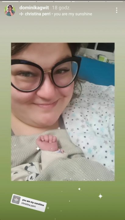 Dominika Gwit urodziła swoje pierwsze dziecko, synka w środę 18 stycznia!