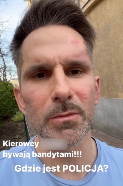 Policję, aktor sam musiał...