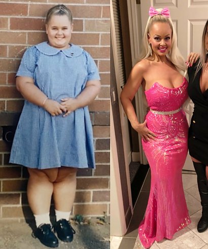 Od dzieciństwa borykała się z nadwagą.