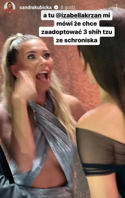 Sandra Kubicka w bardzo niebezpiecznej stylizacji na wyborach Miss Polonia. Dekolt zaraz jej wyskoczy!