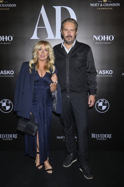 Restaurator Wojciech Modest Amaro z żoną Agnieszką...