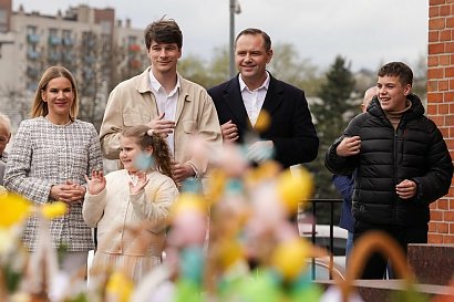 Marta Nawrocka z całą rodziną