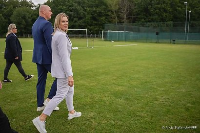 Tak Marta Nawrocka prezentowała się...